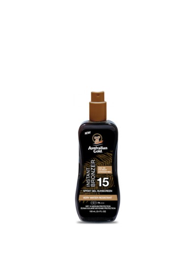 Australian Gold Instant Bronzer Spray gel 15 SPF