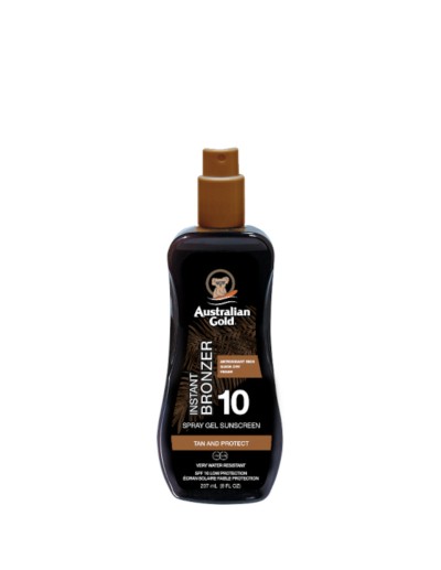 Australian Gold Instant Bronzer Spray gel 10 SPF