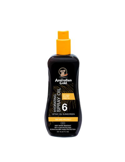 Australian Gold Spray Oil con olio di carota 6 SPF