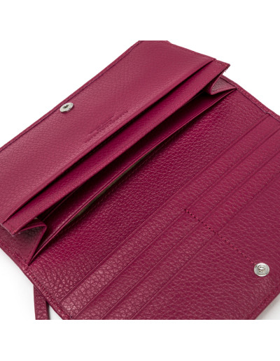 Portafoglio wallet grain fucsia Gianni Chiarini