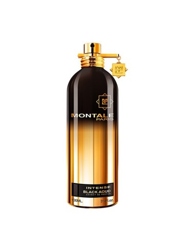 Profumo Montale Intense Black Aoud eau de parfum 100ml- Nero/Oro Brillante